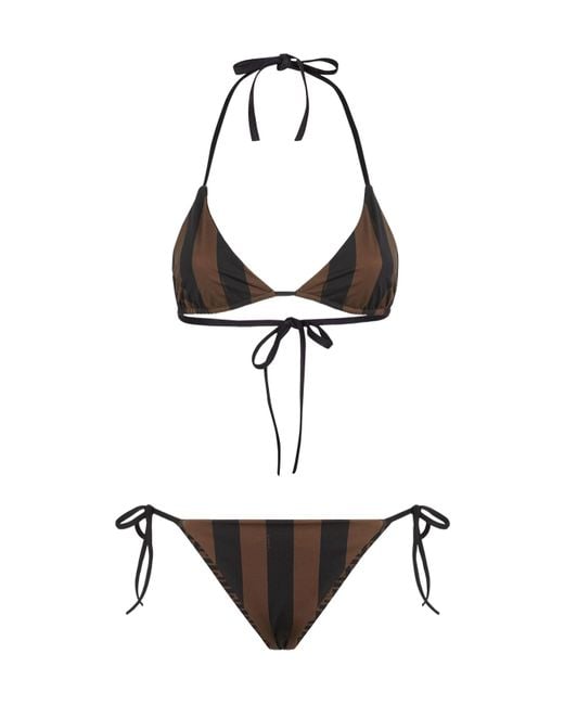 Fendi Brown Bikinis