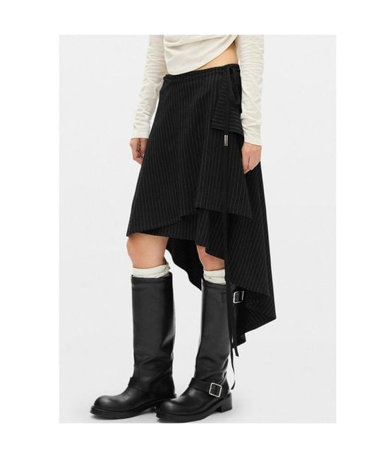 Ann Demeulemeester Black Birit Wrap Skirt