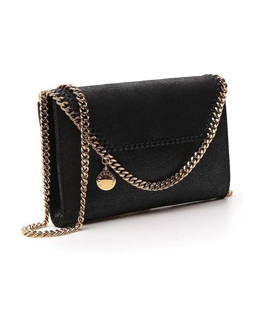 Stella McCartney Black Falabella Mini Shoulder Bag