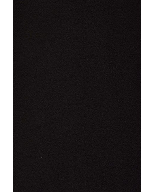 Stone Island Black Compass-Motif Mock Neck Layered Sweatshirt for men
