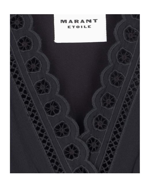 Isabel Marant Blue Isabel Marant Étoile Felie V-Neck Mini Dress