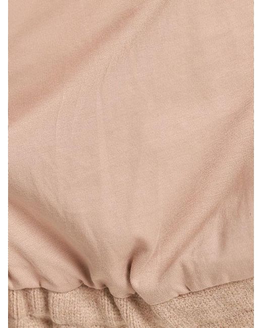 Varley Brown Belinda Knitted Cotton Jacket