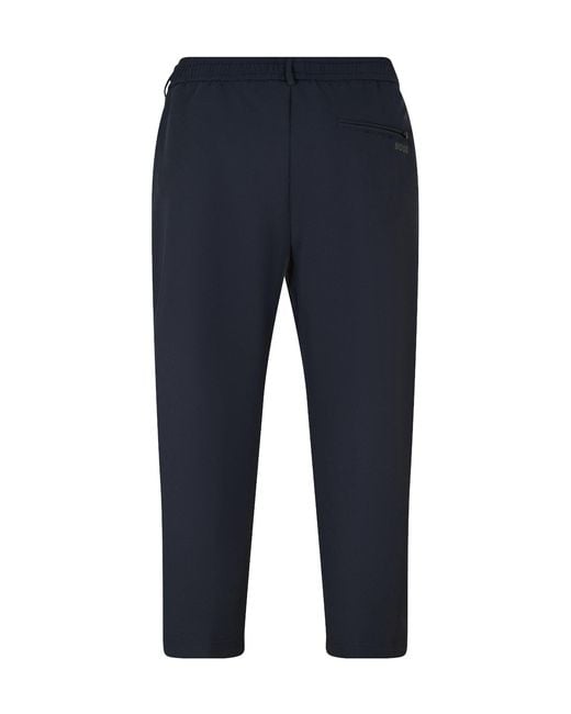 Boss Blue Versatile Straight-Leg Pants for men