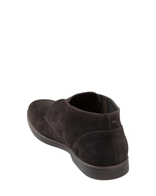 Doucal's Brown Slip-On Loafers for men