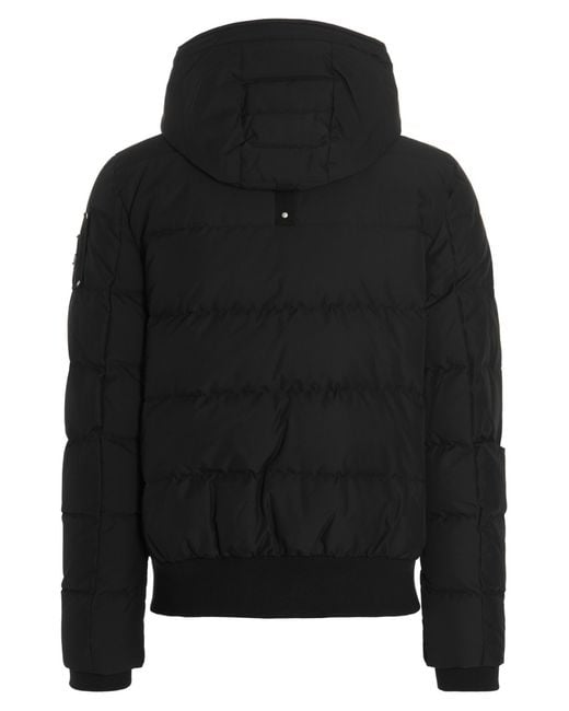 Moose Knuckles Blue Cloud Shearling Bomber Jacket for men