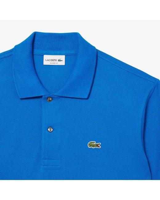 Lacoste Blue Original L.12.12 Polo Shirt for men