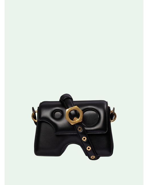 Off-White c/o Virgil Abloh Black Burrow-22 Shoulder Bag