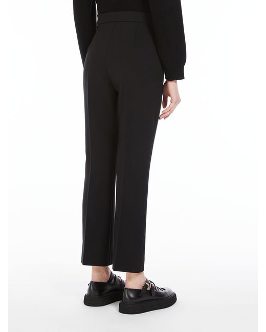 Max Mara Black High Waist Slim Fit Trousers