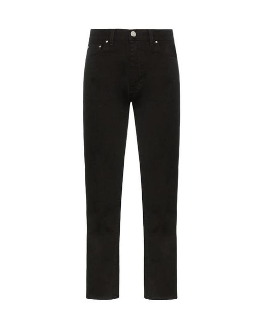 Totême Black High-Rise Jeans