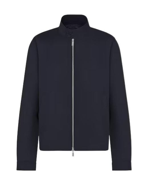 Dior Blue Harrington-Shape Blouson for men