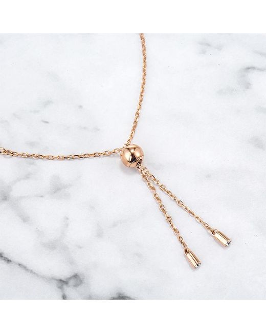 Swarovski White Endless Symbol Necklace