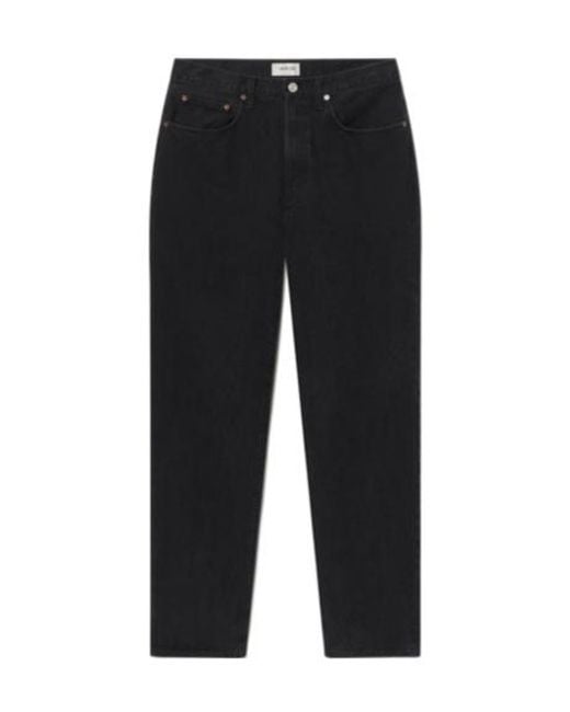 Agolde Black Waldon Straight-Leg Jeans for men