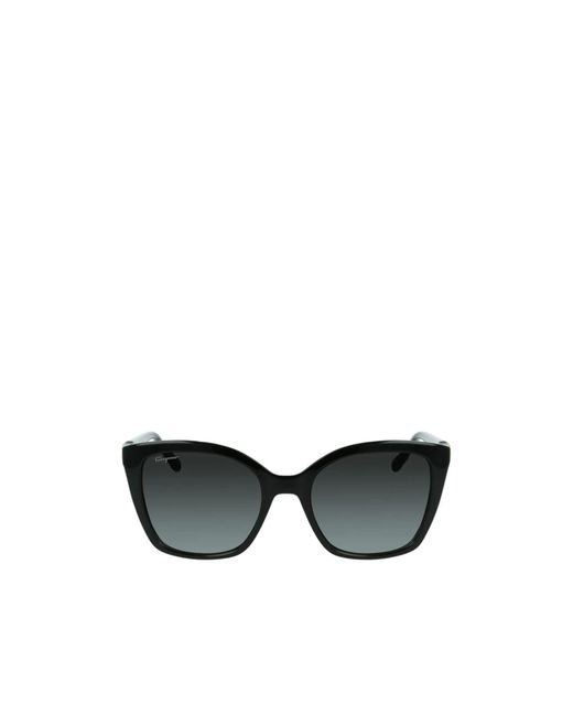 Ferragamo Black Ferragamo Eyewear Butterfly Frame Sunglasses