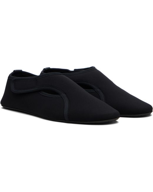 Alaïa Black Neoprene Ballet Flats