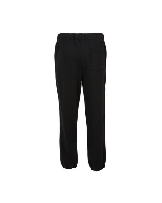 Boss Black Drawstring Elasticated-Cuff Track Pants for men