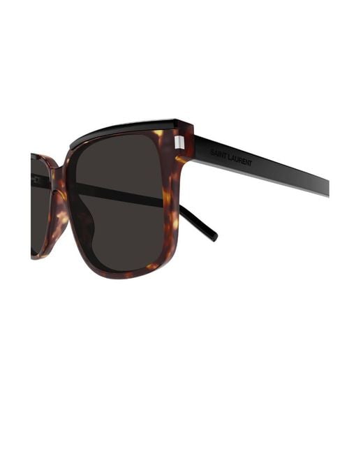Saint Laurent Black Eyewear Square Frame Sunglasses for men