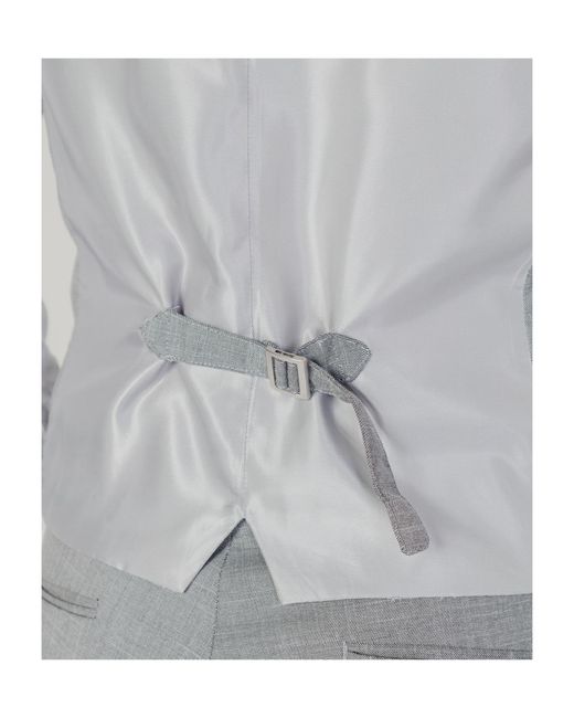 Antony Morato Gray Single-Breasted Vest for men