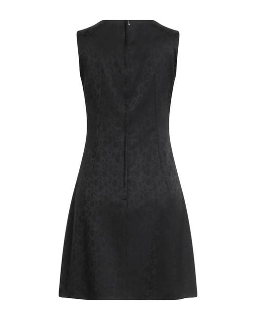 Dolce & Gabbana Black Mini Dress Virgin Wool, Elastane