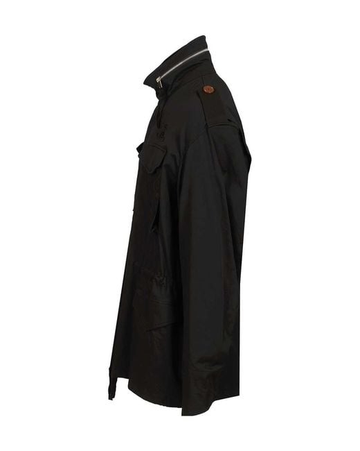 Vivienne Westwood Black High Neck Hilda Jesser Jacket for men