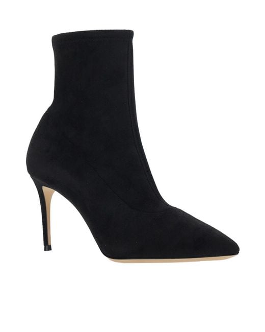 Casadei Black Julia Ankle Boots