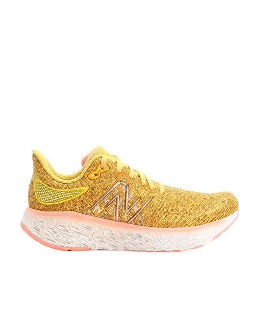 New Balance Yellow Fresh Foam Lace-Up Sneakers