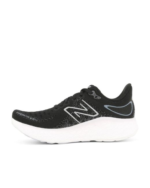 New Balance Black Logo Lace-Up Sneakers