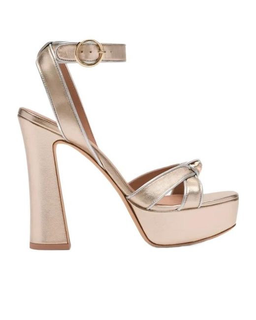 Malone Souliers White Rudi Round-Toe Sandals