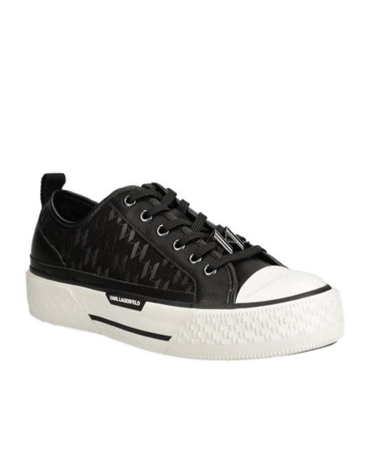 Karl Lagerfeld Black Kampus Max Sneakers for men