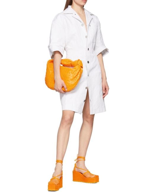 Bottega Veneta Metallic Net-Panel 90Mm Wedge Sandals