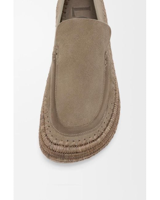 Loewe Brown Rio Raffia-Embroidery Espadrilles for men