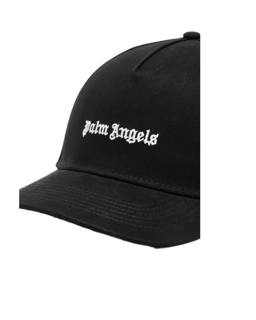 Palm Angels Black Adjustable Hat for men