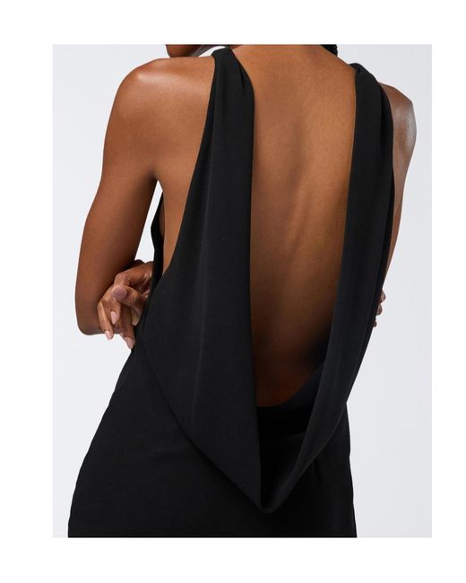 ANDAMANE Black Carmen Sleeveless Mini Dress
