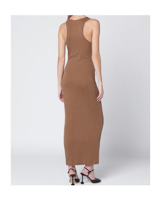 Entire studios Natural Racerback Maxi Dress