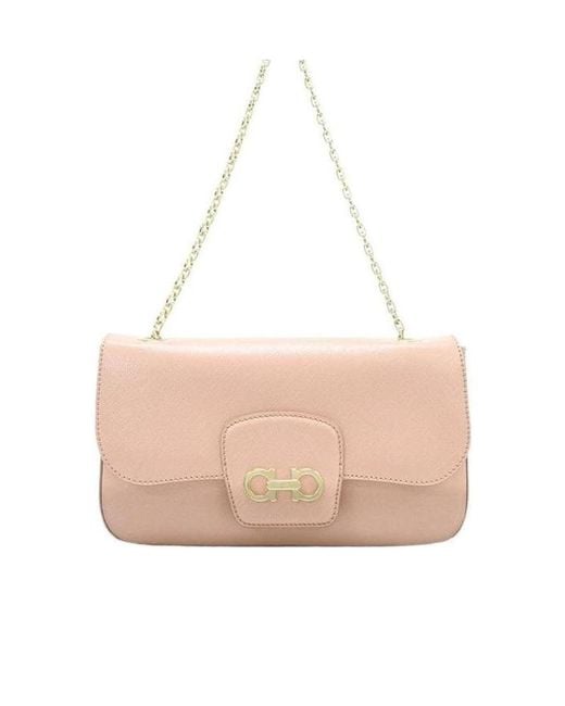 Ferragamo Pink Gancini Handbag
