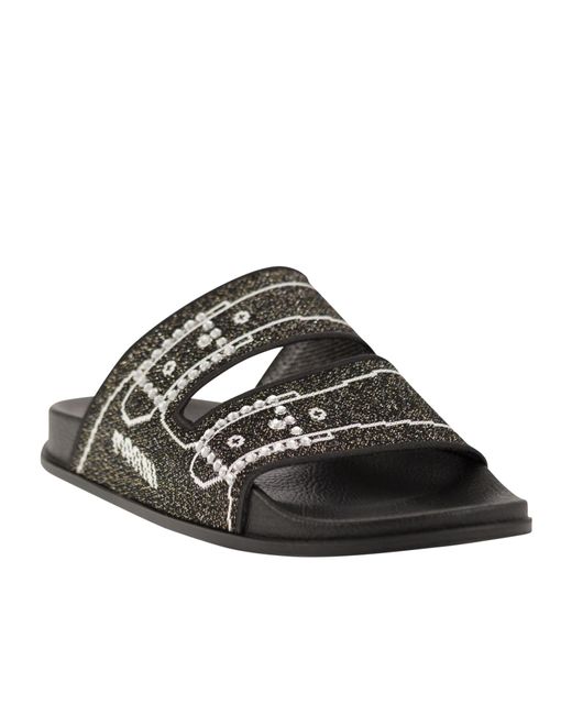 Marni Black Embellished Precious Sandals