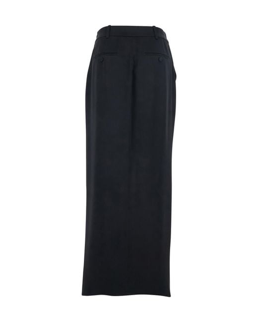 Tom Ford Black Front Slit Skirt