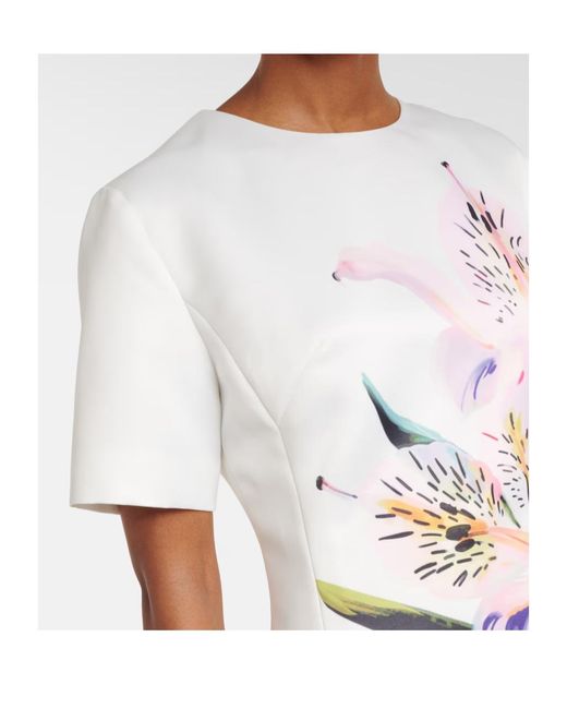 Leo White Caroline Floral Midi Dress