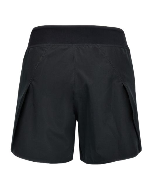 Jil Sander Black Logo Printed Elastic Waistband Shorts