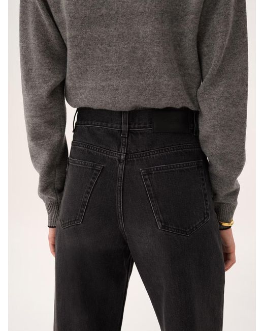Chloé Blue Chloé High-Waisted Cropped Jeans