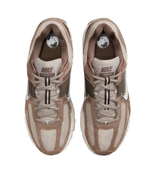 Nike Gray Zoom Vomero 5 Lace-Up Sneakers for men