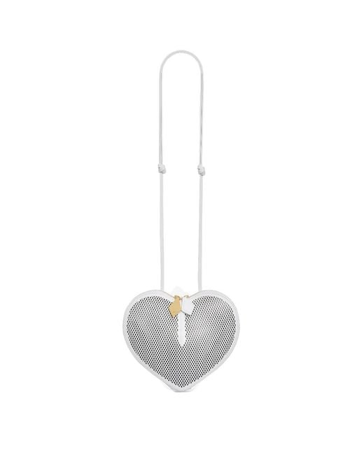 Alaïa White Alaïa The Heart Shoulder Bag