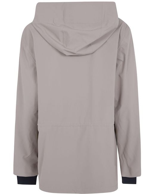 Rains Gray Long-Sleeved Casual Jacket