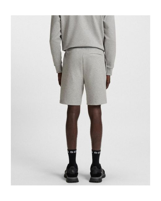 Boss Gray Drawstring Shorts for men