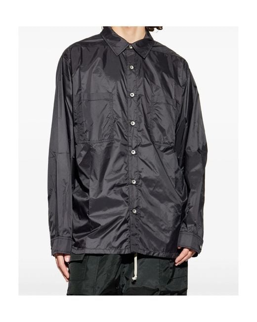Rick Owens Gray Casual Shirts for men