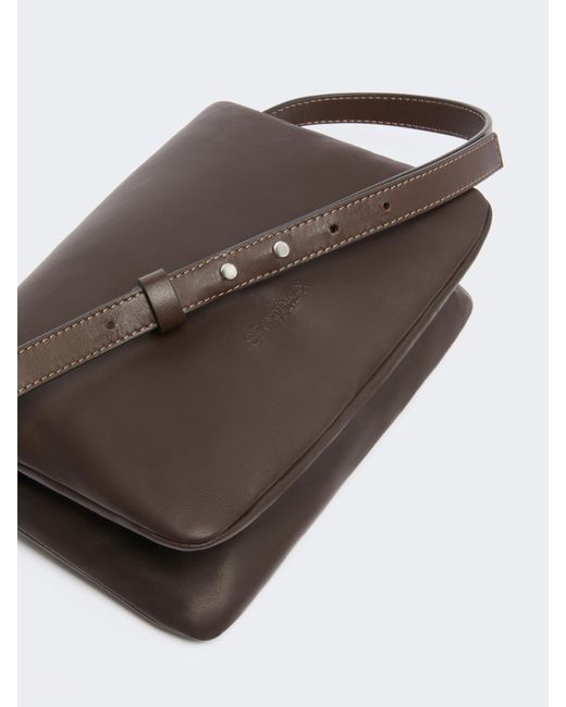 Sportmax Black Padded Nappa-Leather Mini Soffy Bag
