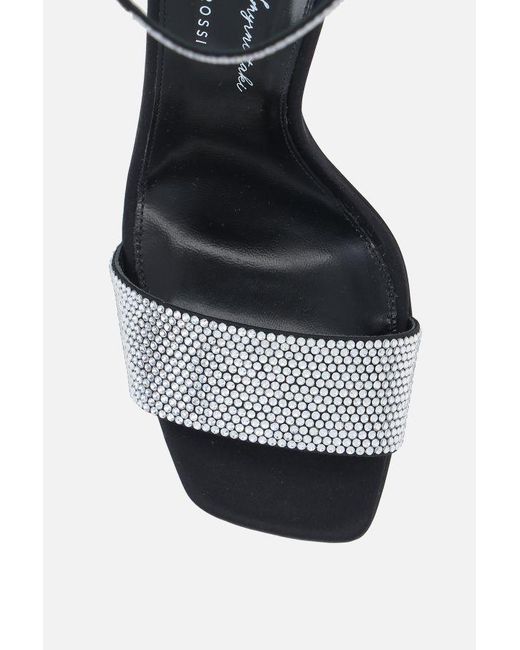 Sergio Rossi Black X Evangelie Smyrniotaki 110Mm Sandals