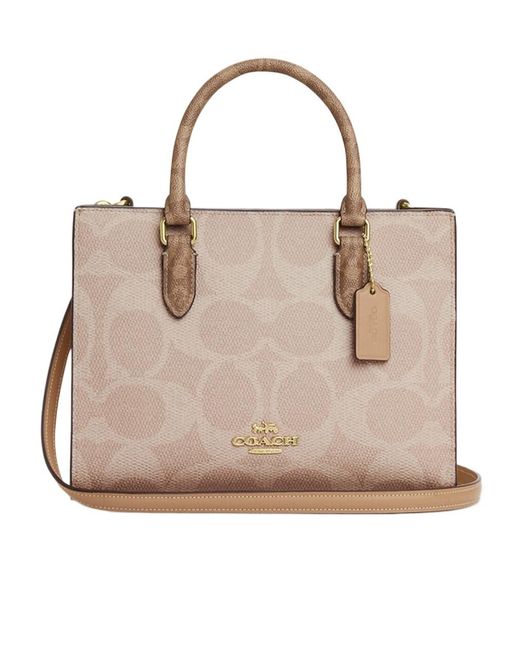 COACH Natural Pattern Shoulder Bag