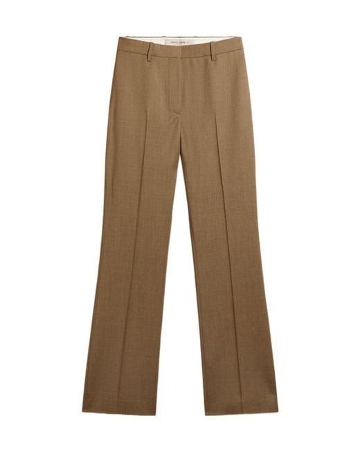 Golden Goose Deluxe Brand Brown Straight-Leg Tailored Trousers