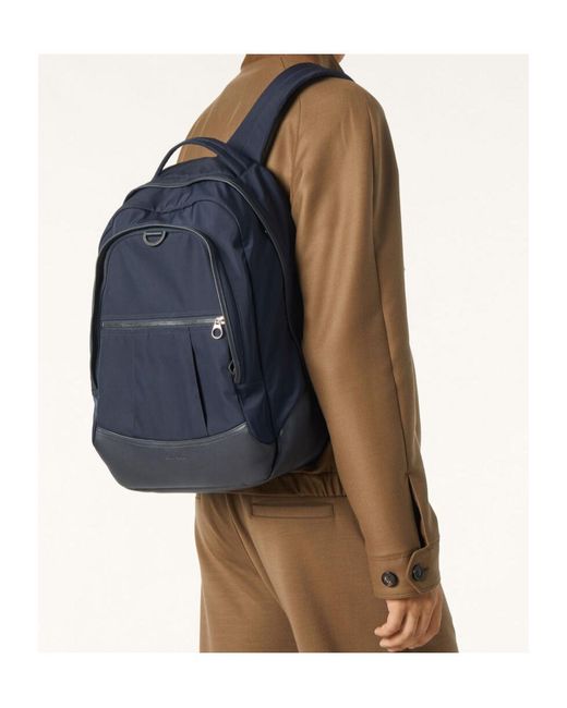 Loro Piana Blue Pioneer Backpack Medium for men