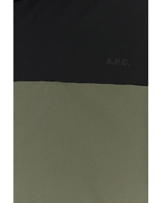 A.P.C. Green Chris Jacket for men
